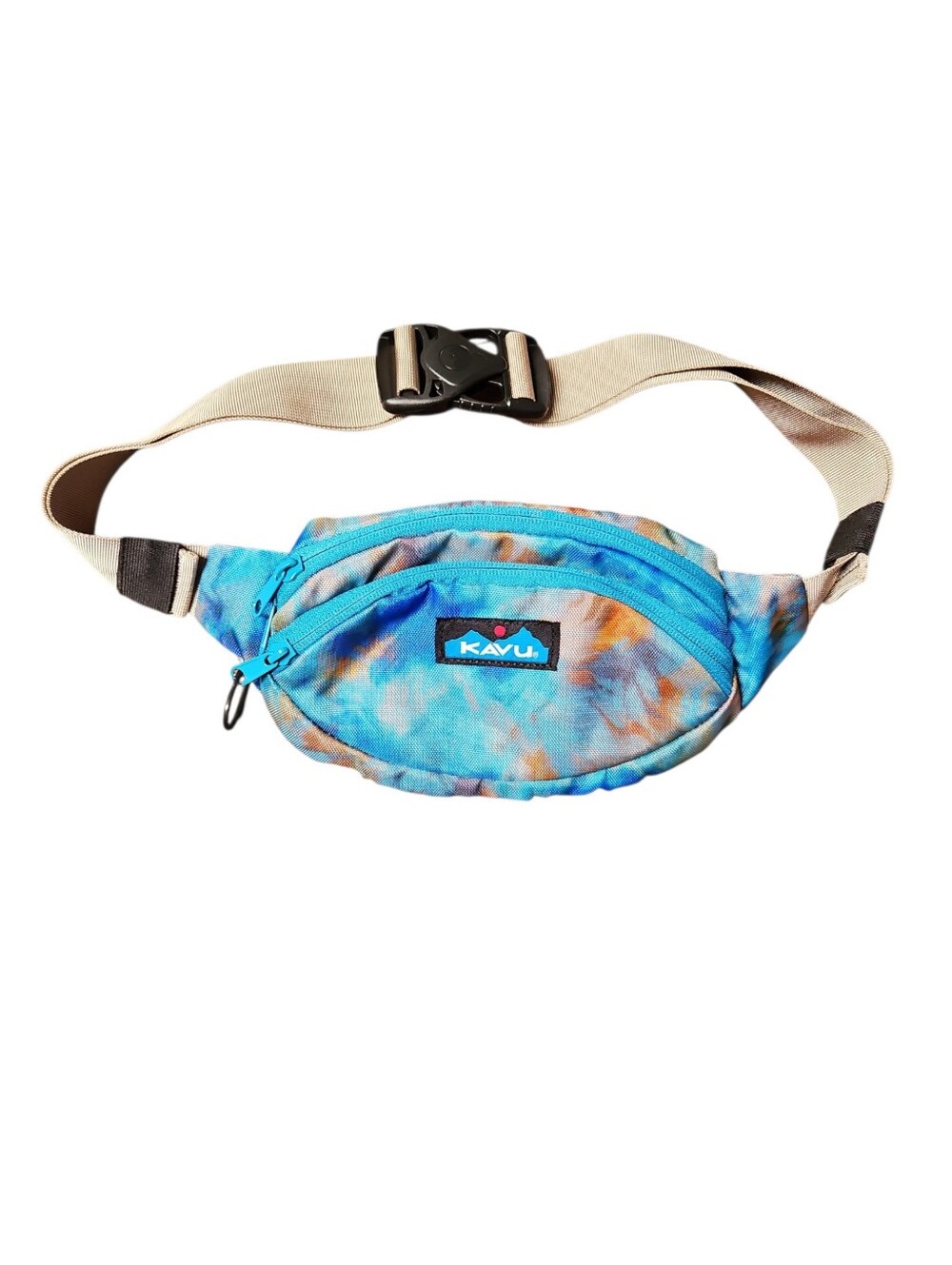 KAVU Spectator Belt Bag in Ocean Potion | NWT | Tie Dye Fanny Pack - Picture 3 of 4